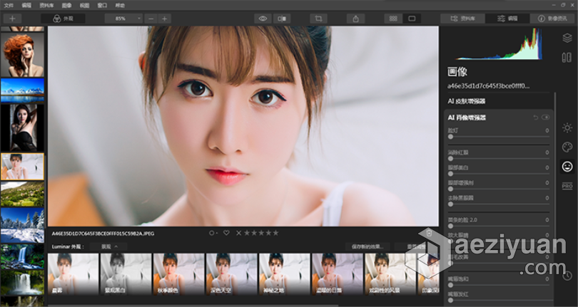 Luminar 4.3.3完整汉化版|AI人工智能图像插件Luminar 4.3.3(7895)支持PS2021 - AE资源网 www.aeziyuan.com