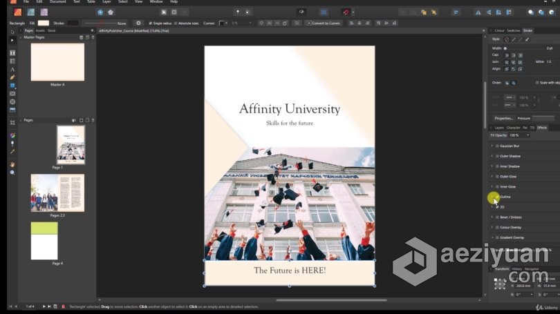 Affinity Publisher排版设计基础入门训练视频教程affinity,publisher,设计基础,入门,训练 - AE资源网 www.aeziyuan.com