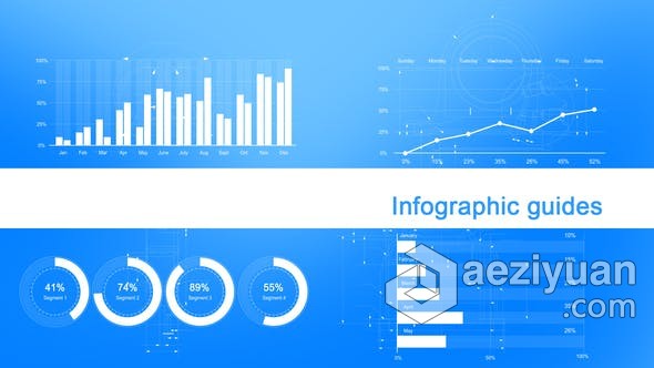 大包信息图表创意教育数据人口统计布局市场营销 AE模板 AE工程文件 Infographic guides大包,信息图表,创意,教育,数据 - AE资源网 www.aeziyuan.com