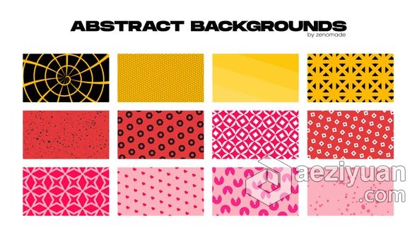 14种设计动态图形动画设计抽象背景视频效果 AE模板 AE工程文件 Abstract Backgrounds Pack设计,图形,动画设计,抽象,背景 - AE资源网 www.aeziyuan.com