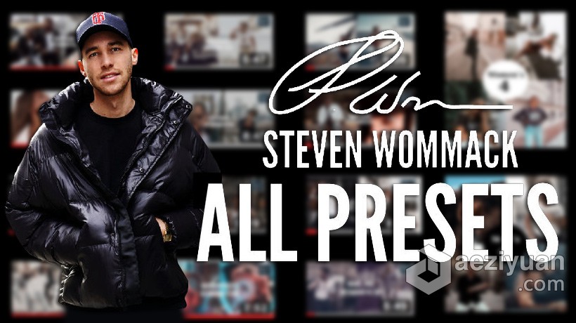 油管大神史蒂文·沃马克胶片预设合集 Steven Wommack-All Presets Pack+Youtube油管,大神,史蒂文,马克,胶片 - AE资源网 www.aeziyuan.com