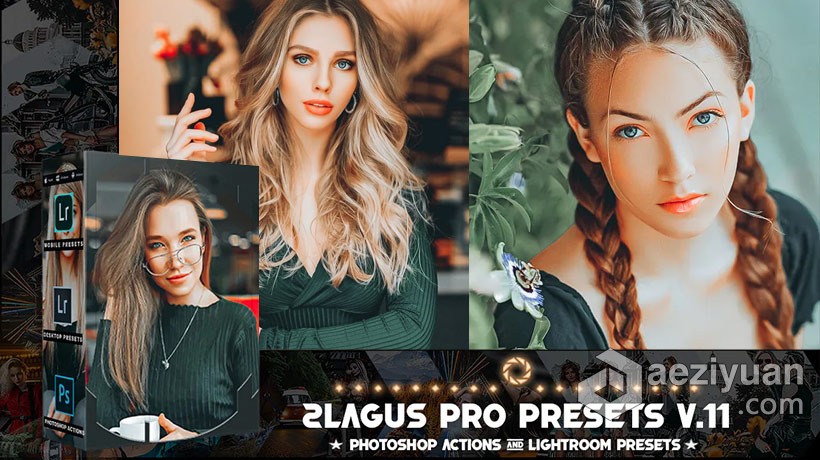 完美通透人像肌肤Lightroom预设/手机APP预设 2lagus presets v11完美,通透,人像,肌肤,lightroom - AE资源网 www.aeziyuan.com