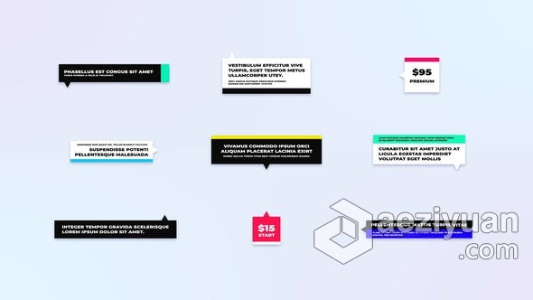 AE模板 9款设计时尚呼出弹框Toasts介绍视频字幕文字标题动画 AE工程 AE文件ae模板,设计时尚,时尚,呼出,介绍 - AE资源网 www.aeziyuan.com