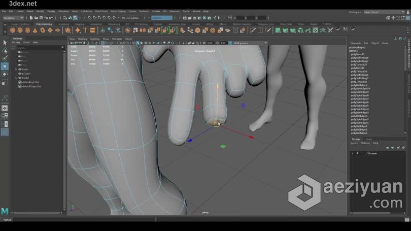 Maya教程 Maya 3D建模基础知识技能训练视频教程3d建模,基础知识,技能,训练,视频教程 - AE资源网 www.aeziyuan.com