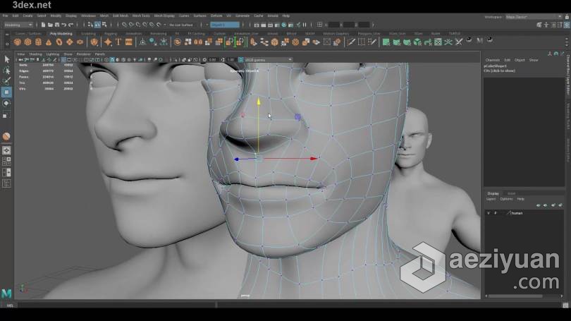 Maya教程 Maya 3D建模基础知识技能训练视频教程3d建模,基础知识,技能,训练,视频教程 - AE资源网 www.aeziyuan.com