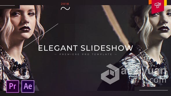 AE模板PR模板 优雅幻灯片时尚动态项目Elegant Slideshow PR与AE工程文件优雅,幻灯片,时尚,动态,项目 - AE资源网 www.aeziyuan.com