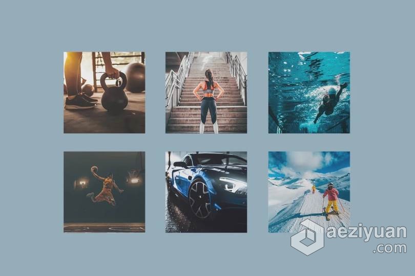 LR预设 运动健身人像手机版APP Lightroom预设 SPORTS SIGNATURE MOBILE LR PRESETS预设,运动健身,人像,手机,lightroom - AE资源网 www.aeziyuan.com