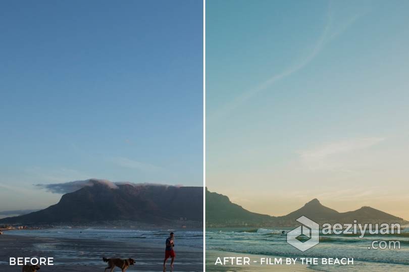 旅拍风光日落沙海浪滩风光免费Lightroom预设Sand &amp; Waves Lightroom Presets风光,日落,免费,lightroom,预设 - AE资源网 www.aeziyuan.com