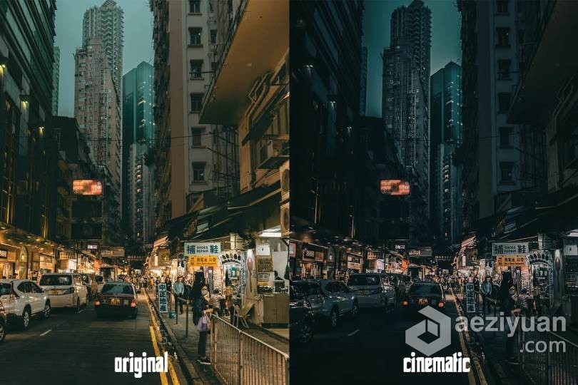 LR预设 专业强烈电影大片场景Lightroom预设/APP预设 Cinematic Pro Lightroom Preset专业,强烈,电影大片,场景,lightroom - AE资源网 www.aeziyuan.com