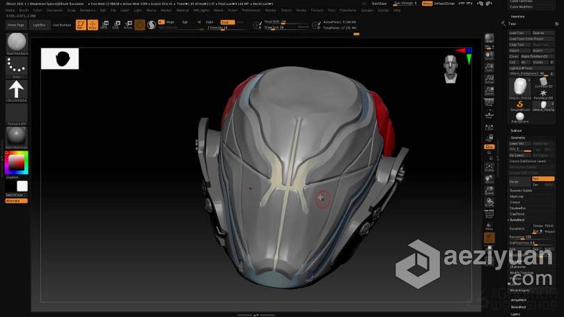 ZBrush教程 Zbrush 2021数字雕刻全面核心技术大师班视频教程教程,zbrush,数字,雕刻,全面 - AE资源网 www.aeziyuan.com