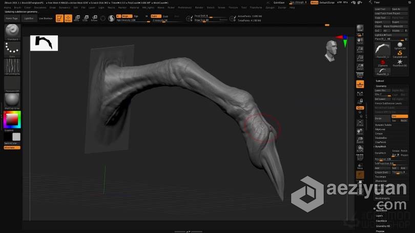 ZBrush教程 Zbrush 2021数字雕刻全面核心技术大师班视频教程教程,zbrush,数字,雕刻,全面 - AE资源网 www.aeziyuan.com