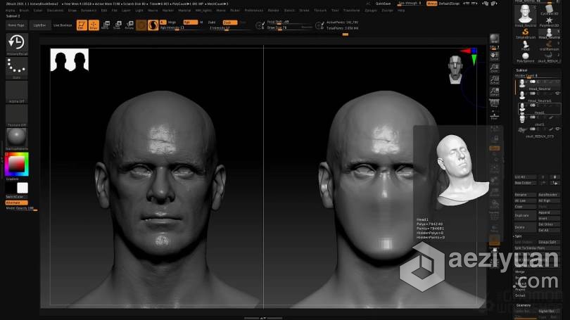 ZBrush教程 Zbrush 2021数字雕刻全面核心技术大师班视频教程教程,zbrush,数字,雕刻,全面 - AE资源网 www.aeziyuan.com