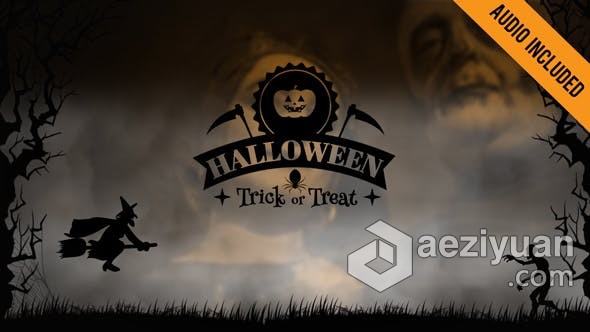 AE模板 Halloween Slideshows万圣节幻灯片南瓜头骨恐惧视频 AE工程 AE文件halloween,万圣节,幻灯片,头骨,恐惧 - AE资源网 www.aeziyuan.com