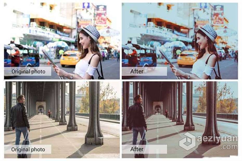 历史名城旅拍褪色胶片Lightroom预设/APP滤镜/旅行Vlog视频调色LUT预设历史名城,名城,褪色,胶片,lightroom - AE资源网 www.aeziyuan.com