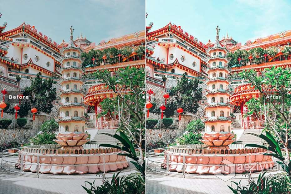 马来西亚旅拍人文风光Lightroom预设与移动LR预设 Malaysia Lightroom Presets - AE资源网 www.aeziyuan.com