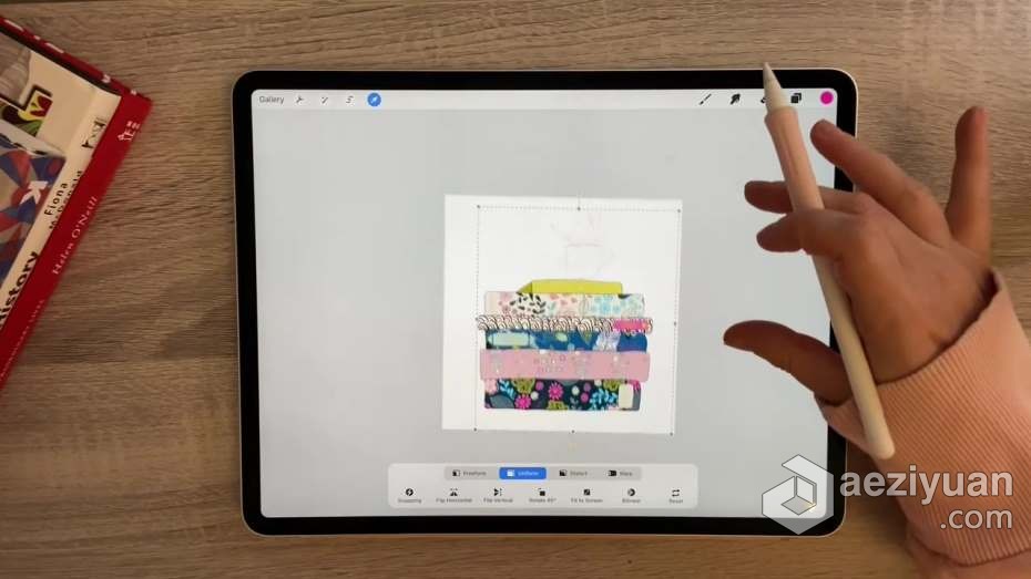 绘画教程 初学者IPAD中使用Procreate创建潮流数字绘画基础教程绘画教程,ipad,使用,创建,潮流 - AE资源网 www.aeziyuan.com