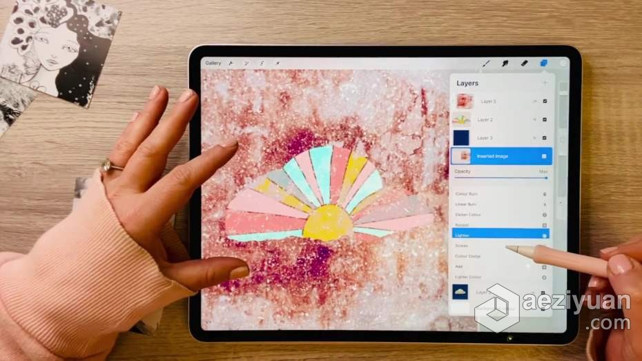 绘画教程 Procreate再IPAD上制作插图动画教程绘画教程,制作,插图,动画教程 - AE资源网 www.aeziyuan.com