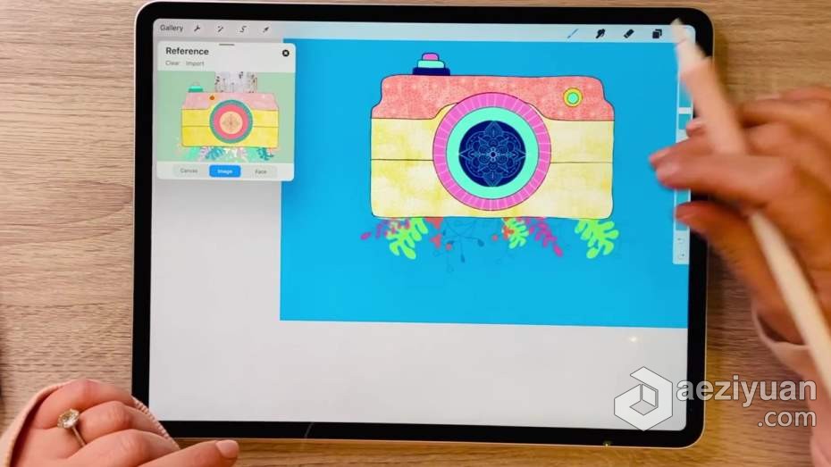 绘画教程 Procreate再IPAD上制作插图动画教程绘画教程,制作,插图,动画教程 - AE资源网 www.aeziyuan.com