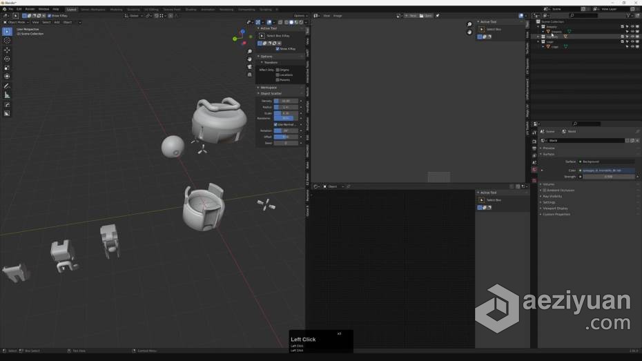 Blender教程 Blender科幻游戏机器人完整制作工作流程教程blender,教程,科幻游戏,机器人,完整 - AE资源网 www.aeziyuan.com