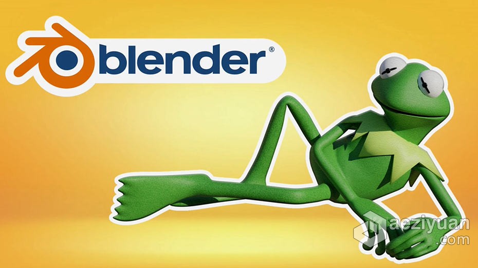 Blender教程 Blender小青蛙角色完整实例制作工作流程教程blender,教程,角色,完整,实例 - AE资源网 www.aeziyuan.com