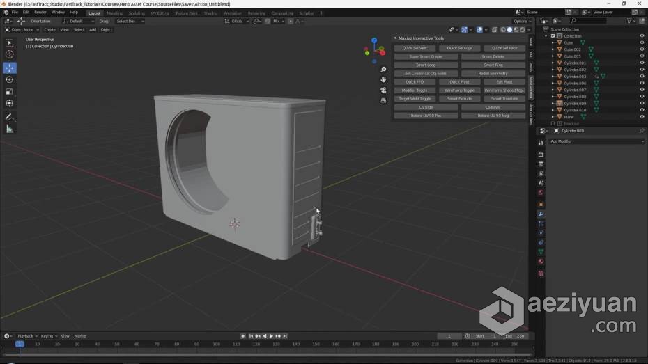 Blender教程 Blender游戏道具资产超详细完整制作工作流程教程blender,教程,游戏道具,资产,详细 - AE资源网 www.aeziyuan.com