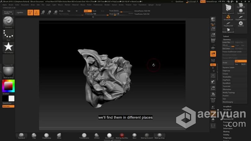 Zbrush教程 Zbrush概念艺术环境从3D构建到2D绘制视频教程教程,概念艺术,环境,构建,绘制 - AE资源网 www.aeziyuan.com