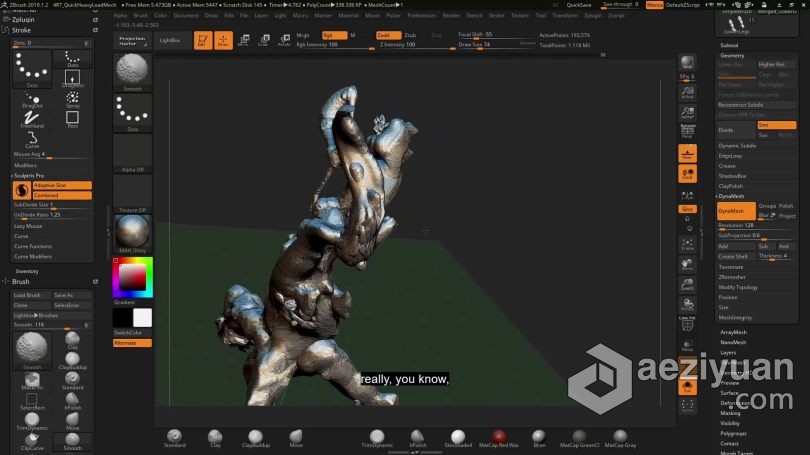 Zbrush教程 Zbrush概念艺术环境从3D构建到2D绘制视频教程教程,概念艺术,环境,构建,绘制 - AE资源网 www.aeziyuan.com