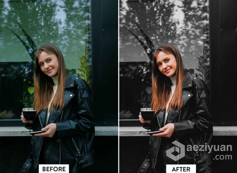 60个黑暗情绪人像Lightroom预设与移动LR预设合集 Black Tones Lightroom Presets - AE资源网 www.aeziyuan.com