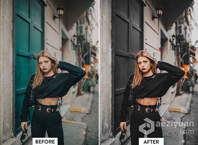豪华黑暗情绪人像Lightroom预设与手机LR预设 Luxury Black Lightroom Presets豪华,黑暗,情绪,人像,lightroom - AE资源网 www.aeziyuan.com