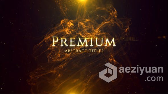 AE模板 抽象时尚光滑金色粒子特效场景开场宣传片头视频 AE工程 AE文件抽象,时尚,光滑,金色,粒子特效 - AE资源网 www.aeziyuan.com