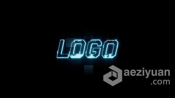 AE模板 4K分辨率霓虹灯赛博朋克损坏故障特效LOGO视频片头 AE工程 AE文件分辨率,霓虹灯,赛博朋克,损坏,故障 - AE资源网 www.aeziyuan.com