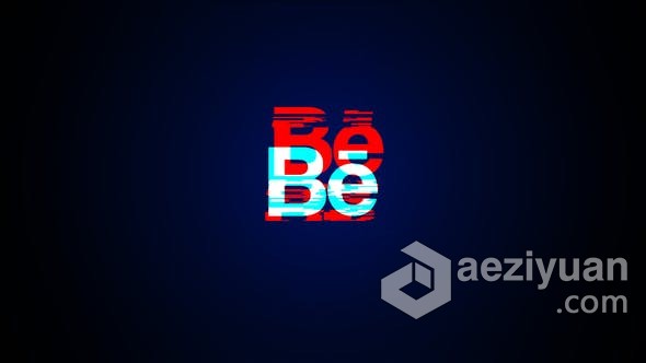 AE模板 数字失真故障快速动画LOGO片头视频制作 AE工程 AE文件ae模板,数字,失真,故障,快速 - AE资源网 www.aeziyuan.com