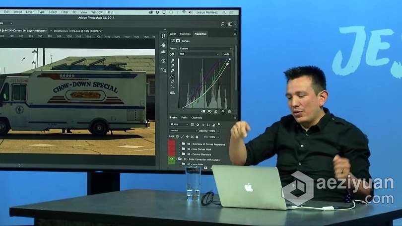 PS教程 PS使用曲线工具增强图像效果实例制作完整课程视频教程ps教程,使用,曲线工具,增强,图像 - AE资源网 www.aeziyuan.com