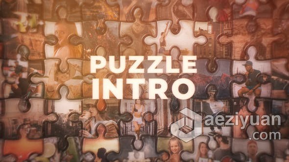 AE模板 照片拼图动画宣传介绍视频片头制作Cinematic Puzzle AE工程 AE文件下载ae模板,照片,拼图,动画,宣传 - AE资源网 www.aeziyuan.com