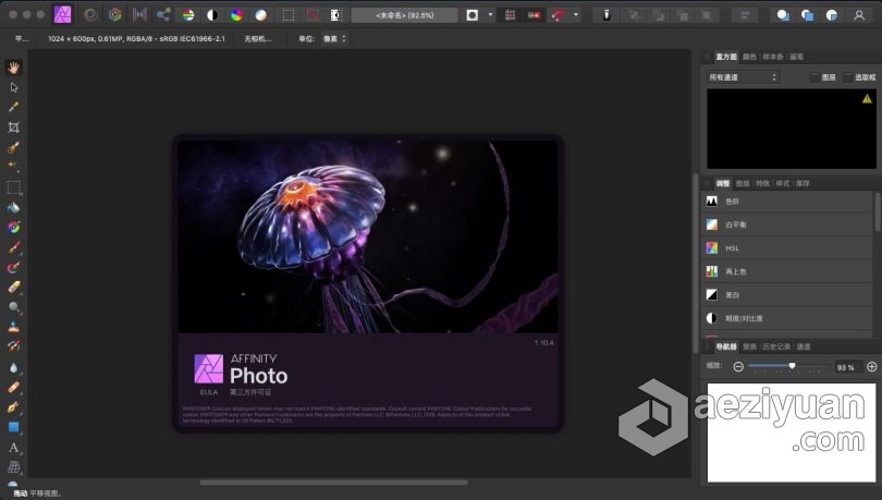 Affinity Photo中英文版 专业图像照片编辑处理软件 Affinity Photo 1.10.4 macOS 中文版 支持原生M1affinity,photo,英文版,专业,图像 - AE资源网 www.aeziyuan.com