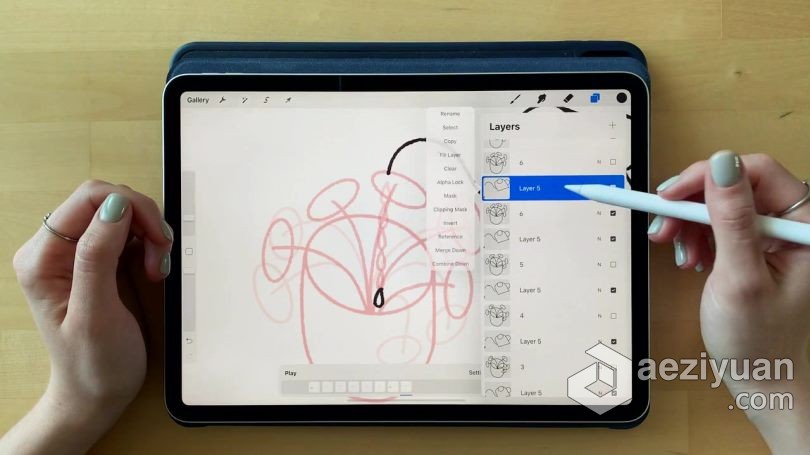 绘画教程 Procreate初学者寻找灵感创建基本动画视频教程 中文字幕 - AE资源网 www.aeziyuan.com