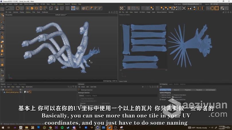 Zbrush教程 Zbrush九头蛇游戏资产模型雕刻全流程视频教程中文字幕教程,zbrush,九头蛇,游戏,资产 - AE资源网 www.aeziyuan.com