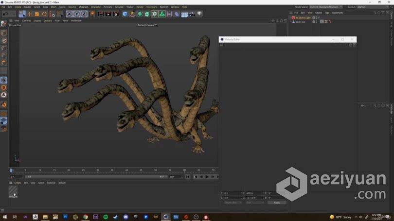 Zbrush教程 Zbrush九头蛇游戏资产模型雕刻全流程视频教程中文字幕教程,zbrush,九头蛇,游戏,资产 - AE资源网 www.aeziyuan.com