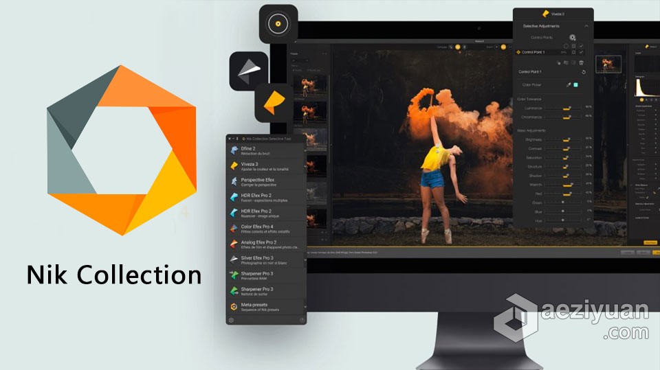 Nik Collection 4.3.2中文版 (PS插件滤镜套装)Nik Collection by DxO 4.3.2.0 WINX64版本下载 - AE资源网 www.aeziyuan.com