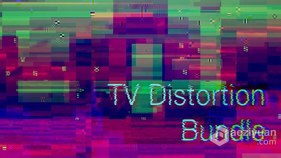 画面故障干扰RGB色彩分离损坏中文汉化AE/PR插件 TV Distortion Bundle V2.7.0 Win特效,画面,故障,干扰,色彩 - AE资源网 www.aeziyuan.com