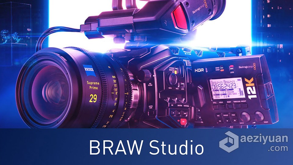 将Blackmagic RAW格式视频素材直接导入编辑AE/PR/AME插件 BRAW Studio v2.7.0 Win版格式,视频素材,直接,编辑,插件 - AE资源网 www.aeziyuan.com