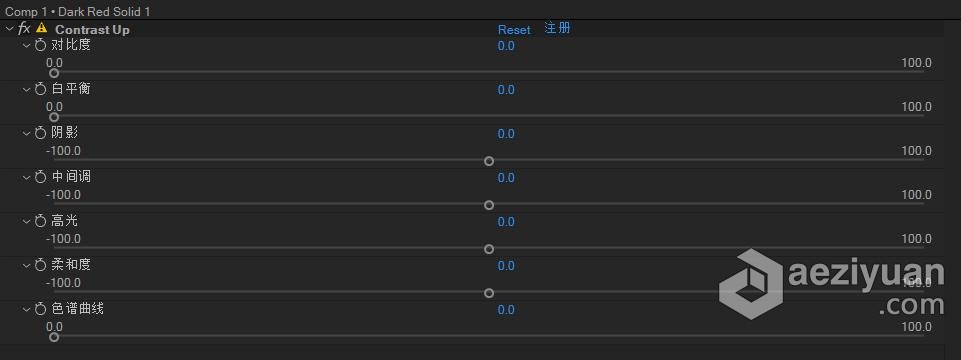 中文汉化Ae/Pr插件对比度细节增强调色插件 ContrastUp v2.2.2  Win/Mac中文,汉化,插件,对比度,细节 - AE资源网 www.aeziyuan.com