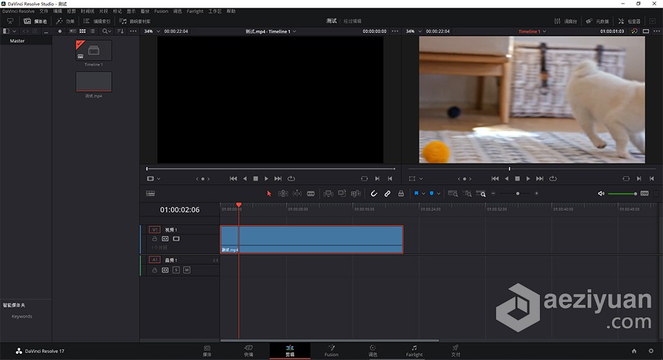 DaVinci Resolve Studio 18.1.0.0016 中文激活版 达芬奇视频调色剪辑软件 WIN系统下载DaVinci Resolve,达芬奇,达芬奇 18 - AE资源网 www.aeziyuan.com