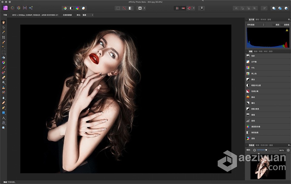 强大的图片编辑软件 Affinity Photo for Mac v1.10.5中文版下载强大,affinity,photo,中文版,下载 - AE资源网 www.aeziyuan.com