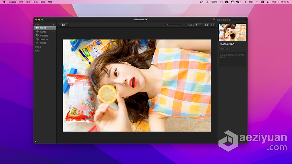 图片素材管理工具 Inboard 1.1.6 for Mac 中文激活版下载图片素材,管理工具,工具,中文,激活 - AE资源网 www.aeziyuan.com