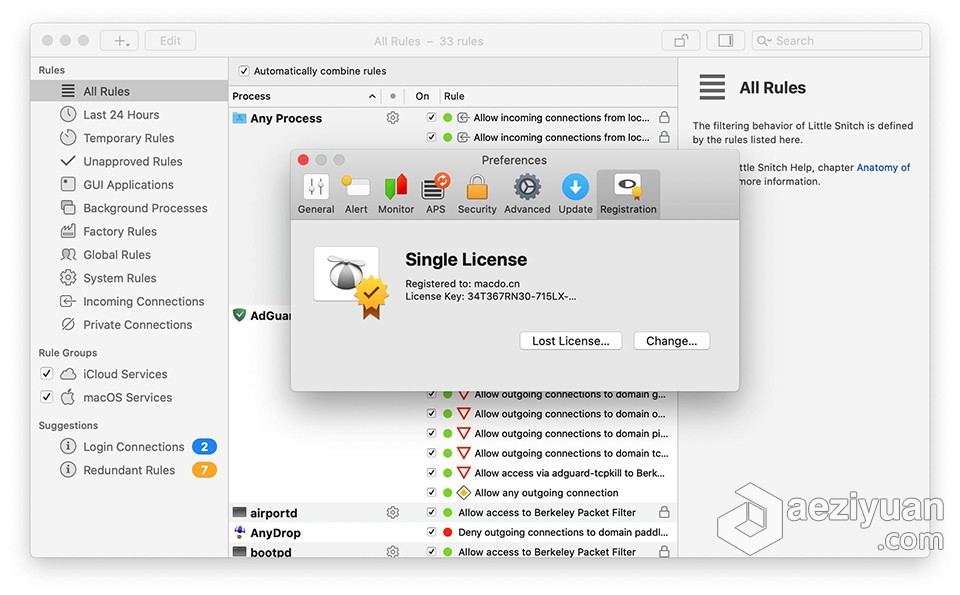 防火墙工具 Little Snitch 4.5 for Mac 注册版下载防火墙,工具,little,注册版,下载 - AE资源网 www.aeziyuan.com