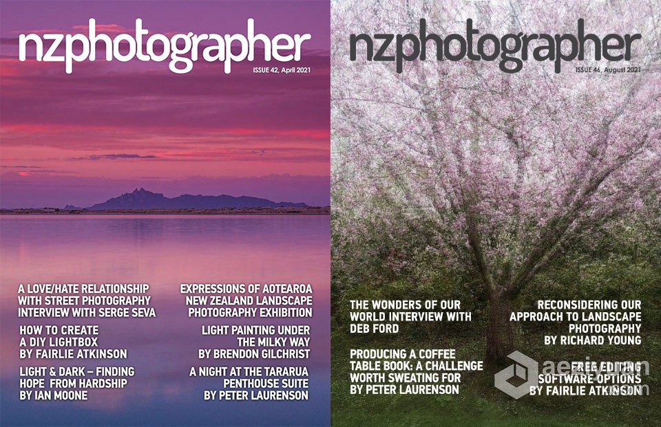 NZPhotographer摄影杂志-2021年全年1-12期 NZPhotographer - Full Year 2021 Collection摄影杂志,全年,2021,collection - AE资源网 www.aeziyuan.com