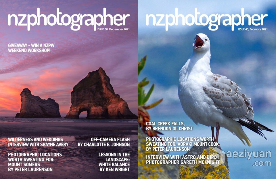 NZPhotographer摄影杂志-2021年全年1-12期 NZPhotographer - Full Year 2021 Collection摄影杂志,全年,2021,collection - AE资源网 www.aeziyuan.com