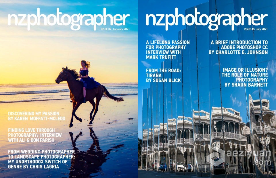 NZPhotographer摄影杂志-2021年全年1-12期 NZPhotographer - Full Year 2021 Collection摄影杂志,全年,2021,collection - AE资源网 www.aeziyuan.com