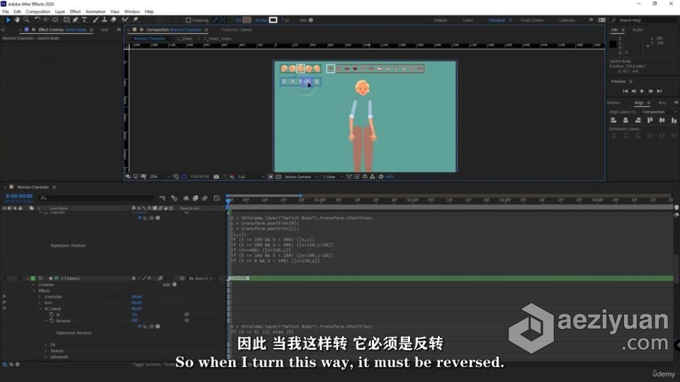 After Effects角色绑定动画核心技术训练视频教程中文字幕after,effects,角色,绑定,动画 - AE资源网 www.aeziyuan.com